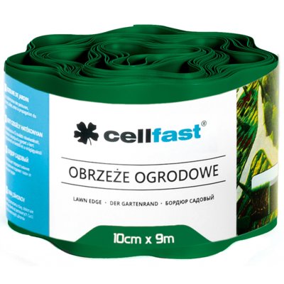 Obrzeże ogrodowe ciemnozielone 10 cm x 9 m