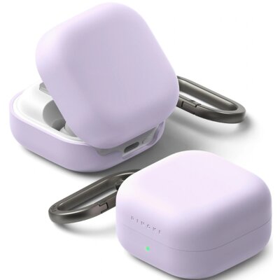 Etui na słuchawki RINGKE Silicone Case do Samsung Galaxy Buds 4/4 Pro Jasnofioletowy