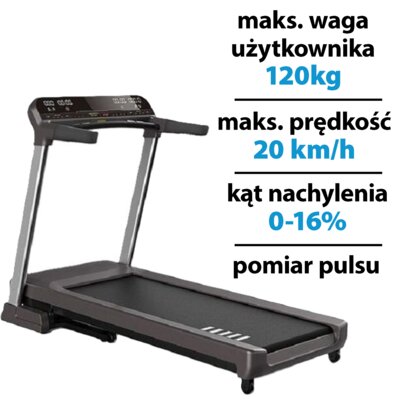 Bieżnia elektryczna HERTZ FITNESS Prestige 2237W 20km/h