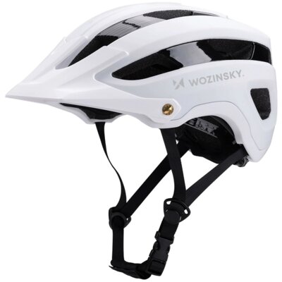 Kask rowerowy WOZINSKY HT-001VCB Czarno-biały MTB (rozmiar L)