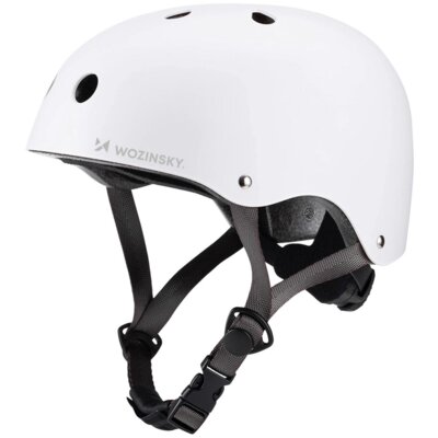 Kask rowerowy WOZINSKY HT-38B Biały dla Dzieci (rozmiar S)