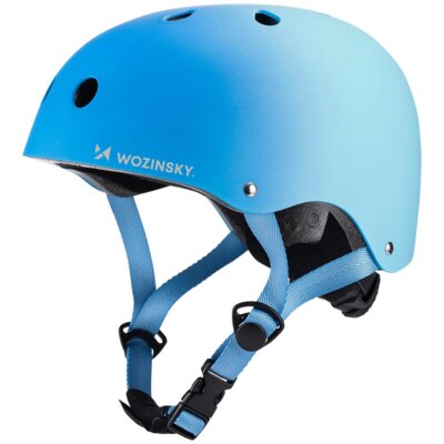 Kask rowerowy WOZINSKY HT-38GNM Niebieski dla Dzieci (rozmiar M)