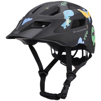 Kask rowerowy WOZINSKY HT-45C Czarny dla Dzieci (rozmiar XS)