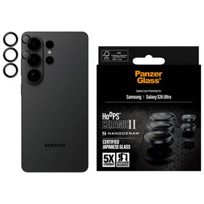 Szkło hartowane na obiektyw PANZERGLASS Hoops Ceramic II do Samsung Galaxy S26 Ultra
