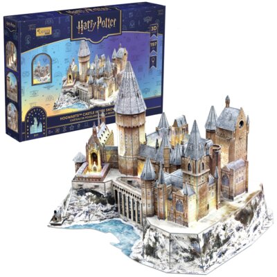 Puzzle 3D CUBIC FUN Harry Potter Zamek Hogwart LED 306-540312 (197 elementów)
