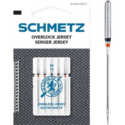 Igła półpłaska SCHMETZ Serger Jersey ELX705 SUK CF VCS (5 szt.)