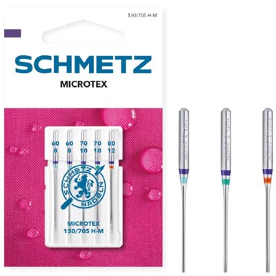 Igła półpłaska SCHMETZ Microtex 60-80 130/705 H-M V4S Mix (5 szt.)