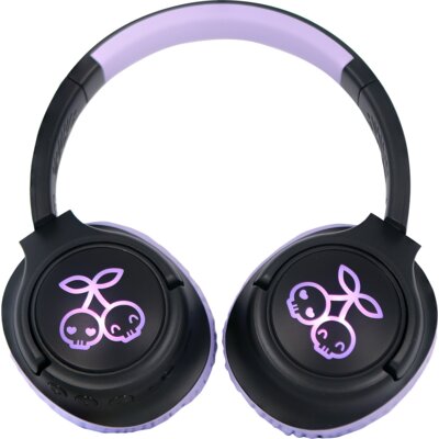 Słuchawki nauszne OTL LED Kuromi Czarno-fioletowy