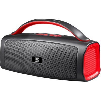 Głośnik mobilny DEFENDER Beatbox 18 Radio FM Czarno-czerwony