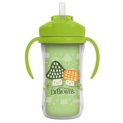 Kubek DR BROWN'S Ze słomką 300 ml Zielony
