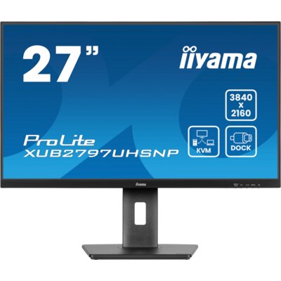 Monitor IIYAMA ProLite XUB2797UHSNP-B1 27" 3840x2160px IPS 4 ms [GTG] + Norton Small Business