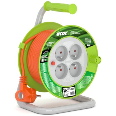 Przedłużacz ACAR M01896 10 m Pomarańczowy