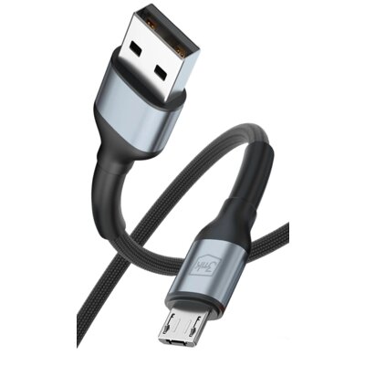 Kabel USB - Micro USB 3MK Hyper Cable N-Series 10W 0.5 m Czarny
