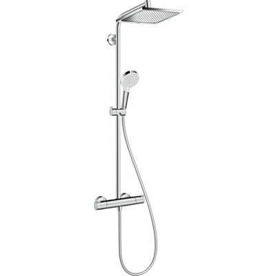 Zestaw prysznicowy natynkowy HANSGROHE Crometta E 240 27271000 z deszczownicą Chrom
