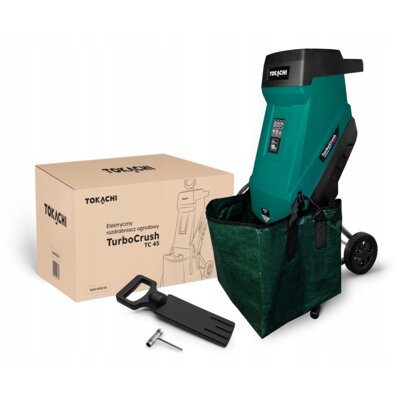 Rozdrabniacz do gałęzi elektryczny TOKACHI TurboCrusch TC 45