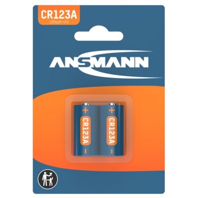 Baterie CR123A ANSMANN (2 szt.)