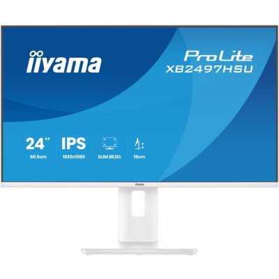 Monitor IIYAMA ProLite XB2497HSU-W1 23.8" 1920x1080px IPS 120Hz 4ms [GTG]