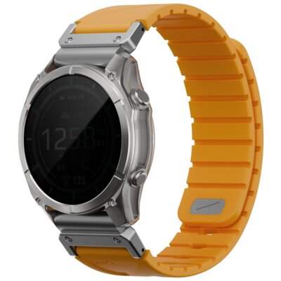 Pasek UNIQ Fluo x Smart-Fit do koperty 44/45/46/47 mm Garmin (szerokość paska 22mm) Pomarańczowy