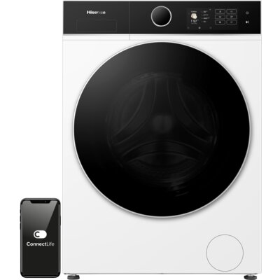Pralka HISENSE Seria 5i WF5I1045BWQ 10.5kg 1400 obr, iJet, iFit, AutoDosing, Extra odplamianie, WIFI ConnectLife