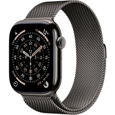Apple Watch 11 GPS + Cellular 46mm koperta z tytanu (łupek) + bransoleta mediolańska rozmiar M/L (łupek)