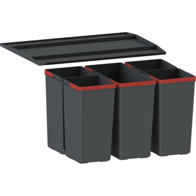 Sortownik odpadów FRANKE Easysort 600-1-4121.0494.194 14.5L + 4x7.5L