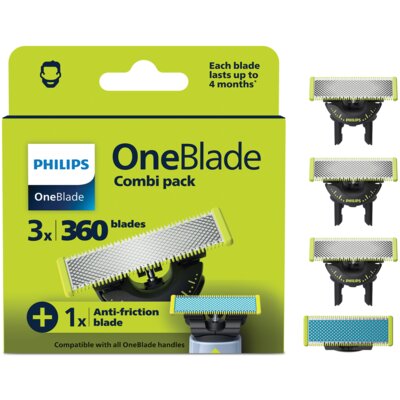 Ostrza do golarki PHILIPS OneBlade 360 QP945/50 (4 sztuki)