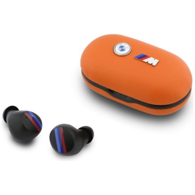 Słuchawki dokanałowe BMW M Metal Logo ENC Pomarańczowy