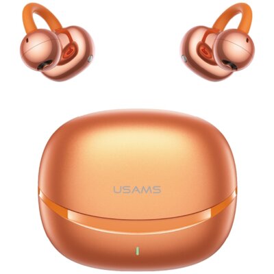 Słuchawki douszne USAMS R03 Echo Clip-on Pomarańczowy