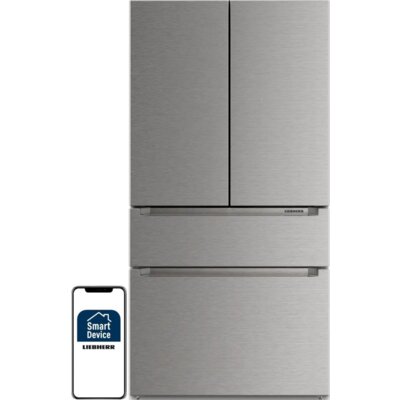 Lodówka LIEBHERR Plus MBsddi 9524 No frost Side by side Kostkarka 180.5cm Srebrna