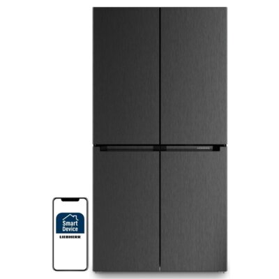 Lodówka LIEBHERR Plus MBbsdi 9024 Side by Side No Frost 180.5cm Czarna stal