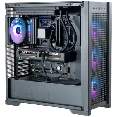 Komputer MAD DOG Powered By Asus GT302-A01DR32 R7-7700 32GB RAM 1TB SSD Radeon RX9070 Wi-Fi