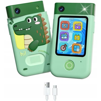 Aparat dla dzieci XREC ADM-02 Zielony Dinozaur