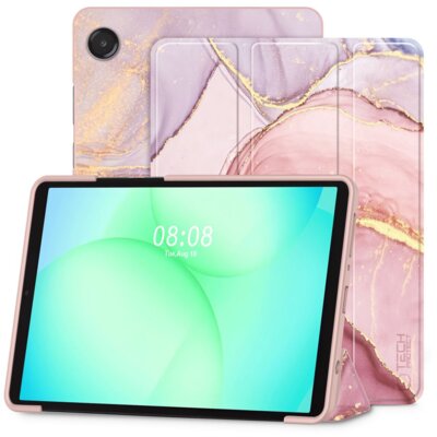 Etui na Galaxy Tab A9 / A11 TECH-PROTECT Smartcase 8.7 Marble Wielokolorowy