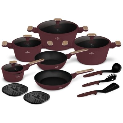 Zestaw garnków BERLINGER HAUS Leonardo Nordic BH-8306 (15 elementów)