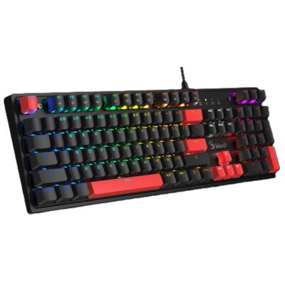 Klawiatura A4TECH Bloody S520N RGB Czarno-czerwony