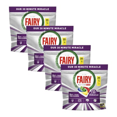 Kapsułki do zmywarki FAIRY Platinium Plus All In One 30 Minut Miracle - 80 szt.