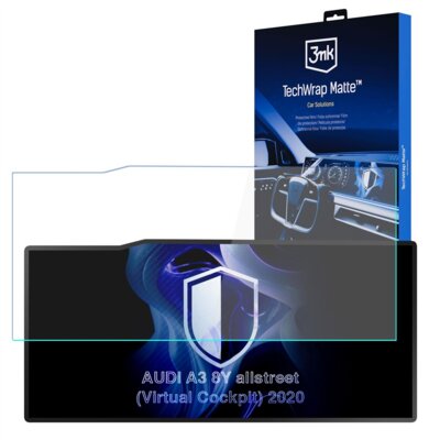 Folia ochronna 3MK TechWrap Matte Center Display do Audi A3 8Y (Virtual Cockpit) 2020