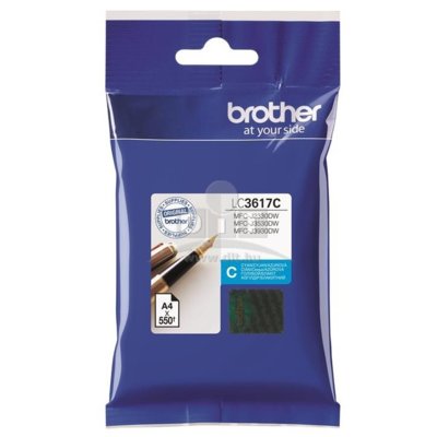 Tusz BROTHER Błękitny 7.2 ml LC-3617C