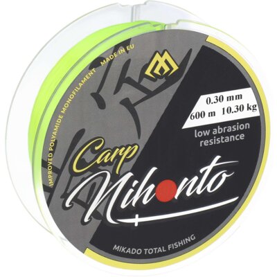 Żyłka MIKADO Nihonto Carp 0.35 mm / 600 m Żółty