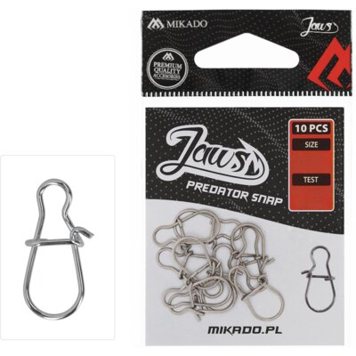 Agrafka MIKADO Jaws Predator Snap AMA02-092-S (rozmiar S) (10 szt.)