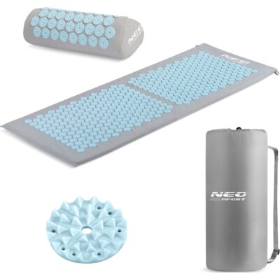 Mata do akupresury NEO-SPORT NS-901 Szaro-niebieski