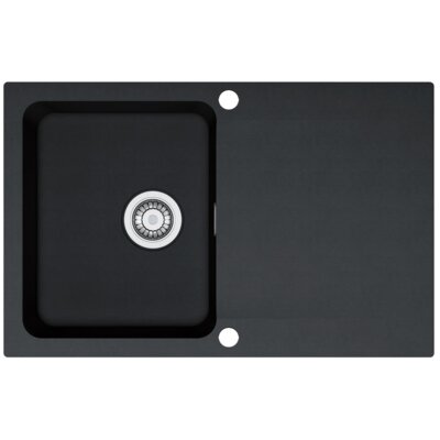 Zlewozmywak jednokomorowy z ociekaczem FRANKE Orion OID 611-78 114.0286.447 Onyx 50x78