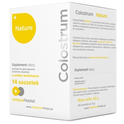 Suplement diety COLOSTRUM Nature Waniliowy (14 saszetek)