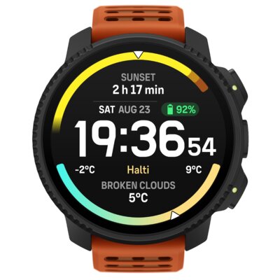 Smartwatch SUUNTO Vertical 2 Czarny-pomarańczowy