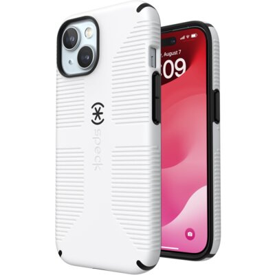 Etui SPECK Candyshell Grip MagSafe do Apple iPhone 13/14/15/16e/17e Biały