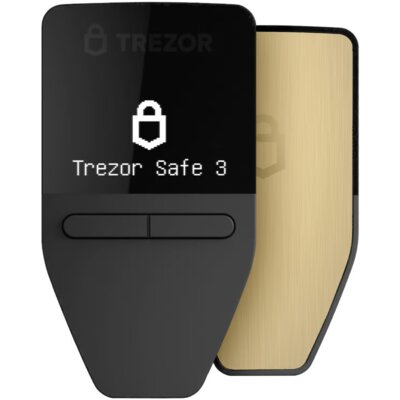 Portfel kryptowalut TREZOR Safe 3 Złoty