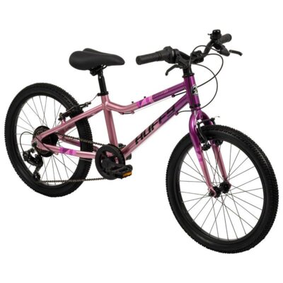 Rower dziecięcy HUFFY Literide Junior 20 cali dla dziewczynki Różowo-fioletowy