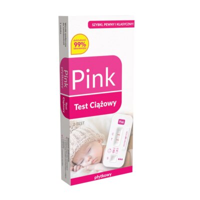Test ciążowy PINK Płytkowy (20 mIU/ml)