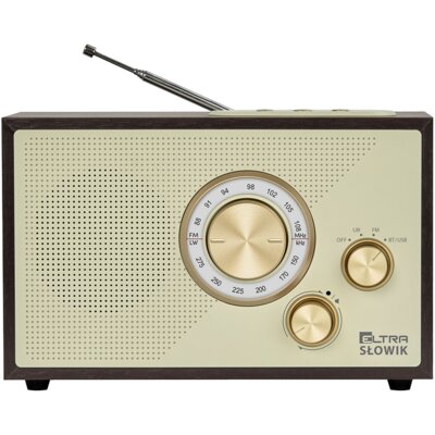 Radio ELTRA Słowik Analogowe Stacjonarne Ciemnobrązowy