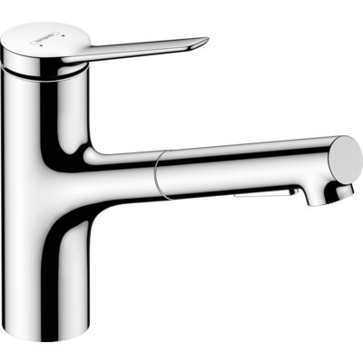Bateria kuchenna stojąca HANSGROHE Zesis M33 150 2Jet z wyciaganą wylewką Chrom 74800000